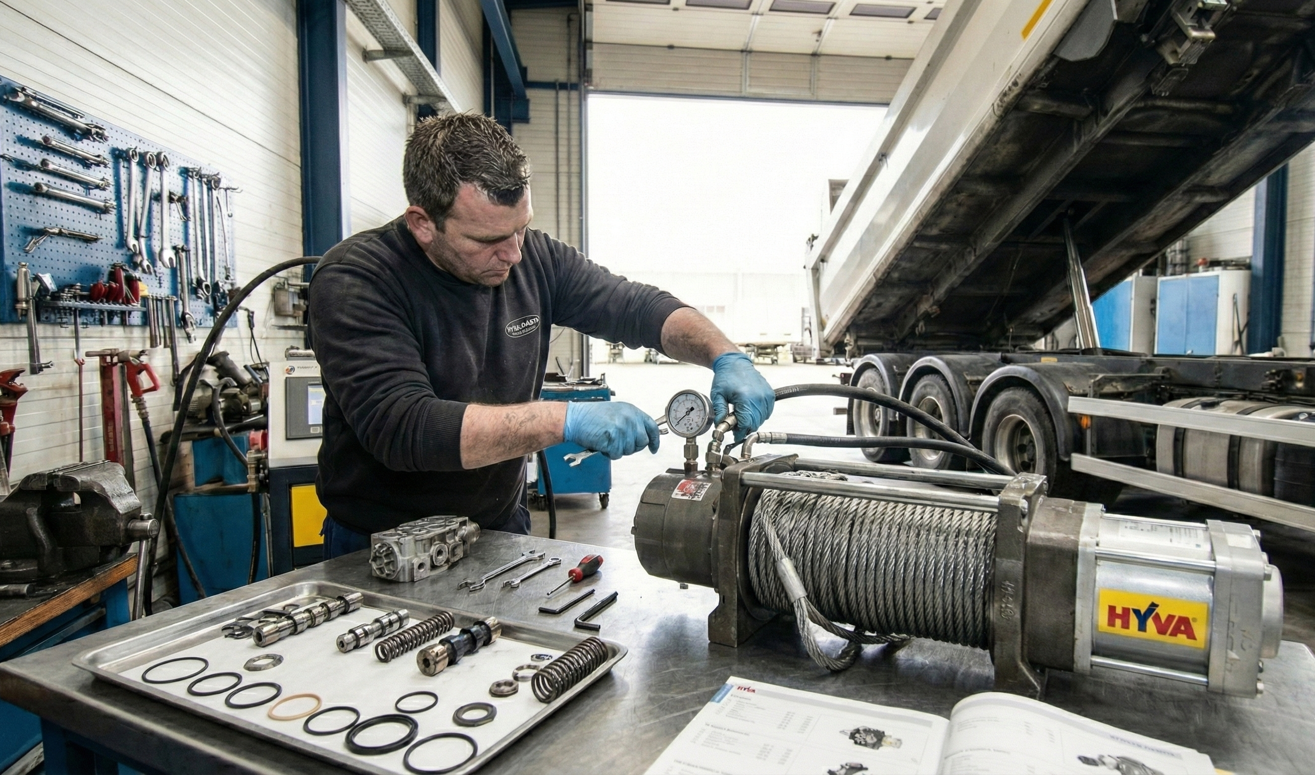 Manutenção de Poli Guindaste